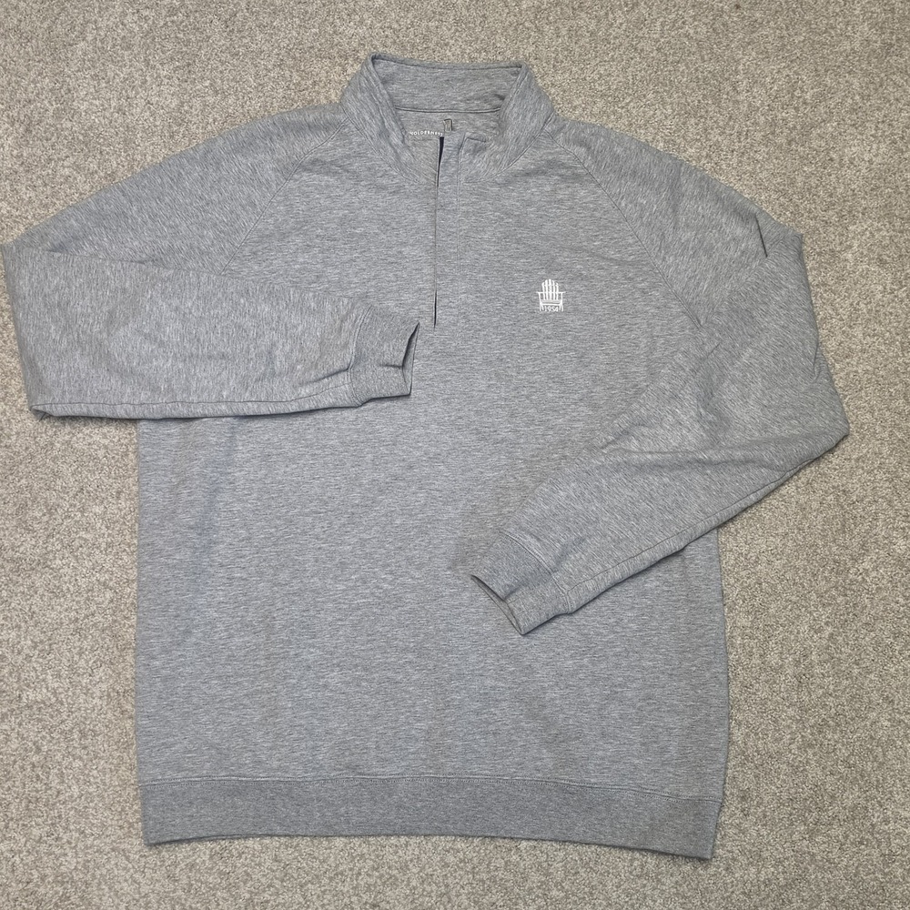 Holderness & Bourne Charles Pullover L Westwood Country Club 1954 Golf 1/4 Zip